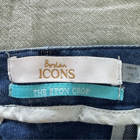 Boden Icons Women’s The Eton Crop Jeans Size 8 - Picture 3 of 7